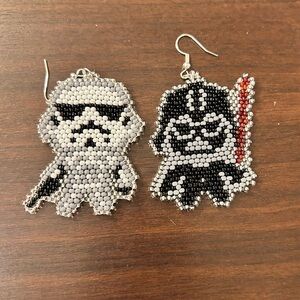 Beaded Character Earrings